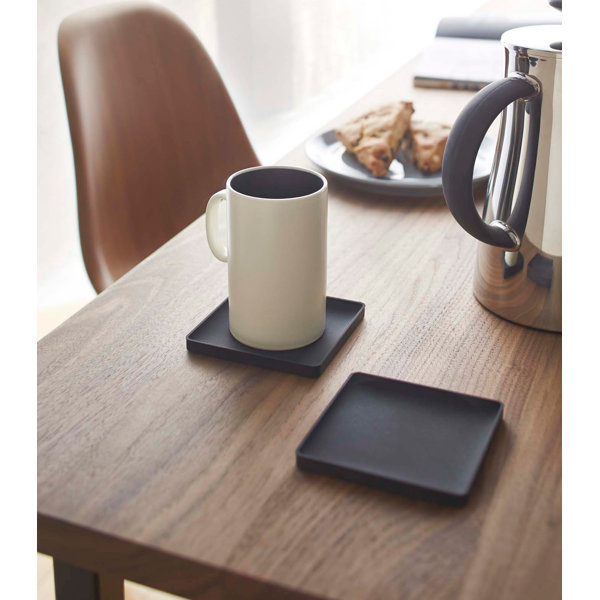 Yamazaki USA Yamazaki Home Coasters, Silicone, Dishwasher Safe